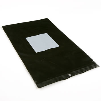 Sachet pharmacie plastique noir opaque
